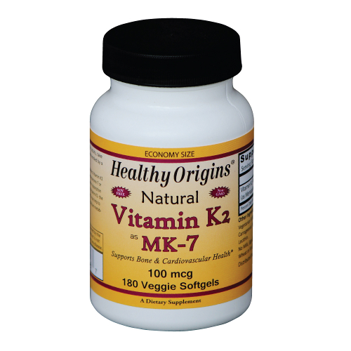 Healthy Origins Vitamin K2 As MK-7 100mcg 180vg